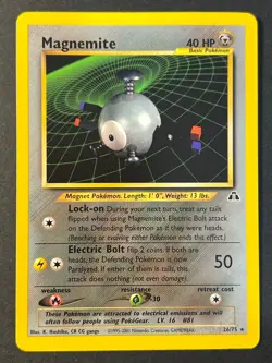 Magnemite 26/75 Neo Discovery Rare - Pokemon Card NM - - Image 1