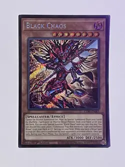 YuGiOh! TCG || Black Chaos CORI-EN001 Secret Rare - Image 1