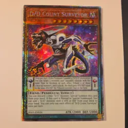 Yu-Gi-Oh Rarity Collection 5 D/D Count Surveyor - Starlight Rare Card RA05-EN034 - Image 1