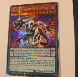Yu-Gi-Oh Rarity Collection 5 D/D Count Surveyor - Starlight Rare Card RA05-EN034 - Image 3