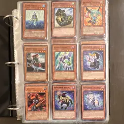 Konami Yu-Gi-Oh! TCG Duel Terminal English 9-Card Lot w/ Collector Binder. 40pg - Image 3