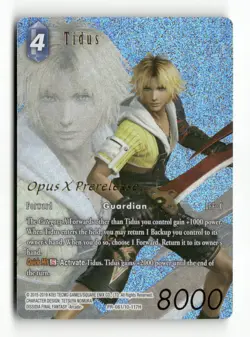 Tidus (Prerelease Promo) PR-061/10-117H FF: Promo Cards Final Fantasy Foil NM - Image 1