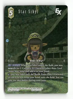 Star Sibyl EX PR-066/5-091H Promo FF: Promo Cards Final Fantasy Foil Near Mint - Image 1