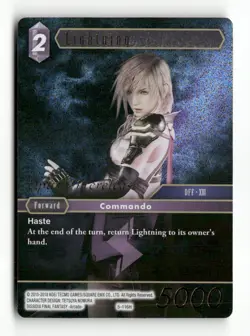 Lightning (Prerelease Promo) PR-027/5-116H FF: Promo Cards Final Fantasy Foil NM - Image 1