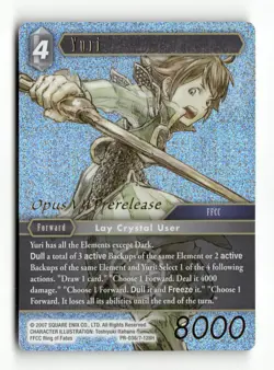 Yuri (Prerelease Promo) PR-036/7-128H FF: Promo Cards Final Fantasy Foil NM - Image 1