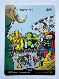 Heroic Intervention (0080) (Borderless) Marvel Universe Eternal-Legal Regular NM - Image 1