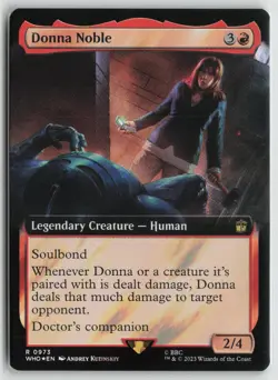 Donna Noble (Extended Art) (Surge Foil) LP Foil 973 Doctor Who MTG - Image 1