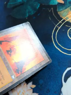 MTG Scorched Ruins DAMAGED Weatherlight Magic the Gathering - Image 3