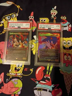 2025 MTG Magic Secret Lair Sonic Foil Shadow And Sonic the Hedgehog PSA - Image 4