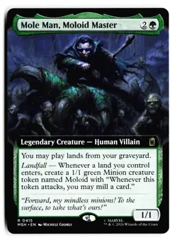 Mole Man, Moloid Master (Extended Art) 415 MSH Magic: The Gathering - Image 1