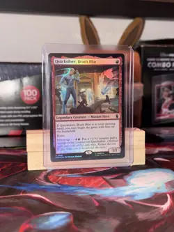 Quicksilver, Brash Blur - Foil R MTG Marvel Super Heroes M/NM, English - Image 1