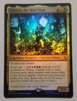 Thanos, the Mad Titan Marvel Super Heroes Foil - Image 1