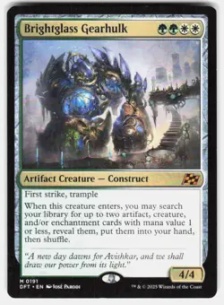 Brightglass Gearhulk 191 Mythic Aetherdrift Magic: The Gathering Lightly Played - Image 2