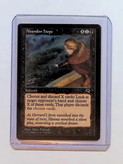 MTG - Magic The Gathering - Abandon Hope X 2 - Tempest - NP/NM! - Image 3
