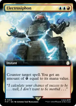Electrosiphon (Extended Art) [Fallout] Magic MTG - Image 1