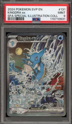 Pokemon Kindgra ex SFA Special Illustration Coll. Promo SVP EN 131 PSA 9 Mint - Image 1