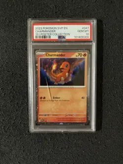 PSA 10 Charmander 047 Promo 151 Poster Collection COSMOS Pokemon Cracked Slab - Image 1