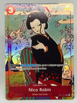 Nico Robin (English Version 1st Anniversary Set) One Piece Promo Card OP01-017 - Image 1