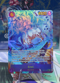 Enel OP15-118 SEC Alt Art One Piece Card English OPTCG Kami's Adventure - Image 1