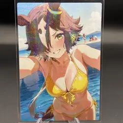 Vodka | Uma Musume Holographic Anime Collectible Trading Card - Image 2