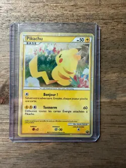 Pokemon Pikachu World Collection PW French Promo Holo Card 2010 #2916 - Image 1