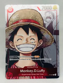 Monkey D. Luffy P-001 One Piece Premium Collection 25th Promo Card English - Image 1