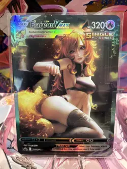 Holo Beautiful Waifu Handmade Card Goddess Story CCG Anime Double Sided - Image 1