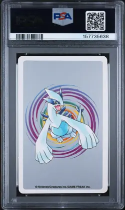 2000 POKEMON SILVER VERSION PLAYING CARDS 9 OF CLUBS #100 VOLTORB PSA 10 - Image 2