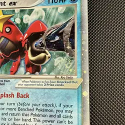 Pokemon TCG Crawdaunt EX 99/110 2006 EX Holon Phantoms Holo Rare Card W/ Swirl! - Image 4