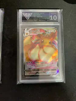Pokemon Eevee VMAX - GetGraded 10 - SWSH087 - Shining Fates Grade - Image 1