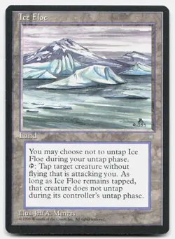 Ice Floe Uncommon Ice Age Magic: The Gathering Near Mint - Image 1