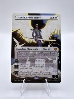 Elspeth, Storm Slayer (Borderless) Tarkir: Dragonstorm Regular Mythic 0398 - Image 1
