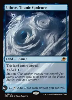 Uthros, Titanic Godcore - Foil EOE LP MTG - Image 1