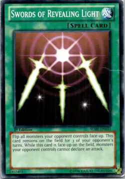 Swords Of Revealing Light SDBE-EN031 Yu-Gi-Oh! Heavy Play 1st Edition - Image 1