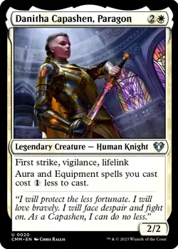 X 1 Danitha Capashen Paragon NM-M CMM 020 MTG Magic The Gathering - Image 1