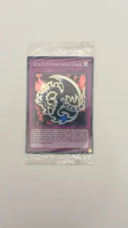 LDS1-EN021 Red-Eyes Fang With Chain Secret Rare Sealed YuGiOh NM - Image 1