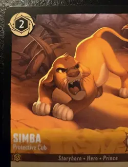 Simba - Protective Cub 20/204 Common The First Chapter Disney Lorcana TCG - Image 2