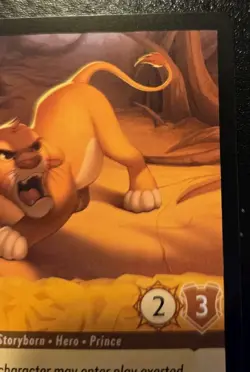 Simba - Protective Cub 20/204 Common The First Chapter Disney Lorcana TCG - Image 3