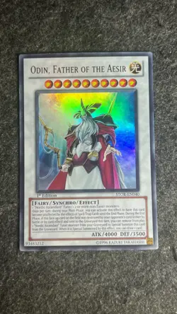 Yugioh Odin, Father Of The Aesir STOR-EN040 1st Edition - Image 1