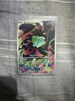 Pokemon TCG Bulbasaur Mega Evolution Illustration Rare Card 133/132 NM - Image 1