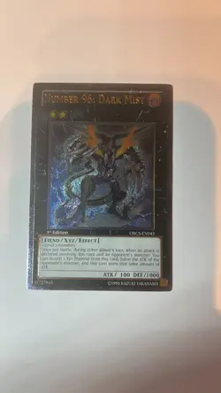 YUGIOH NUMBER 96: DARK MIST ULTIMATE RARE 1ST LIGHT PLAY ORCS-EN043 LP - Image 1