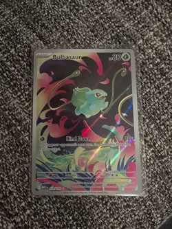 Pokemon TCG Mega Evolution Bulbasaur Illustration Rare Card 133/132 Mint - Image 1