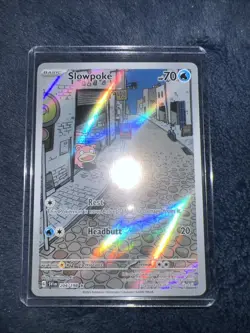 Pokemon TCG Slowpoke 204/198SV01 Scarlet & Violet Base Set Illustration NM - Image 1