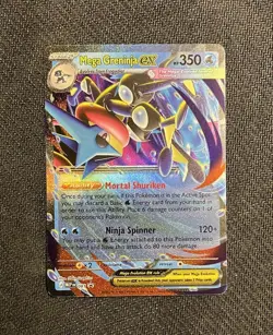 Pokemon Mega Greninja ex Promo #81 Black Star Promo Near Mint - Image 1