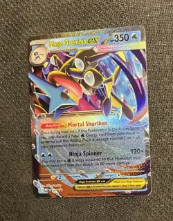 Pokemon Mega Greninja ex Promo #81 Black Star Promo Near Mint - Image 3