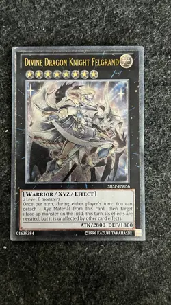 Yugioh Divine Dragon Knight Felgrand Ultimate Rare SHSP-EN056 NM - Image 1