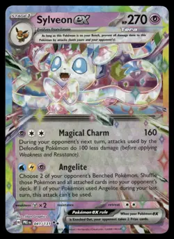 Sylveon ex 041/131 Holo Double Rare Prismatic Evolutions Pokemon Holo Near Mint - Image 1