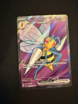 Beedrill ex Full Art Card Chaos Rising 098/086 Pokemon TCG - Image 1