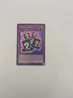 YuGiOh! Magical Hats PSV-EN033 Super Rare 25th Anniversary NM - Image 1