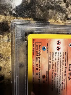 Pokemon Team Rocket 1st Edition Dark Charizard Non Holographic 21/82 PSA 7 - Image 4